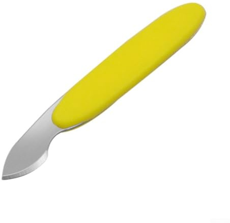 Watch Back Cover Opener Pry Tool for Flat-Bottom Press-in Watches – ABS + Steel Disassembly Hand Tool, 114 x 17 mm, Yellow/Red/Blue (1 Pack)(Yellow)
