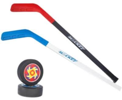 LeeQinersw Mini Hockeyschläger Und Bälle, Spielzeug für Kinder Im Alter von 3 bis 7 Jahren