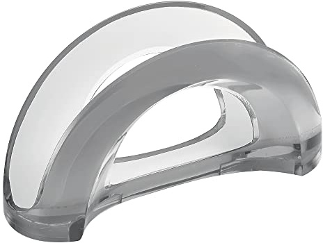 Guzzini Grace Portatovaglioli Bicolore, 18.4 x 7.2 x 9.6 cm, Grigio (Sky Grey)