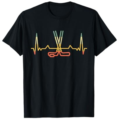Lustiges Eishockey Tape Helm - Eishockey Spruch Retro T-Shirt