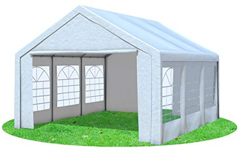 Stabilezelte 4x5m Partyzelt, Classic PRO PE Weiss