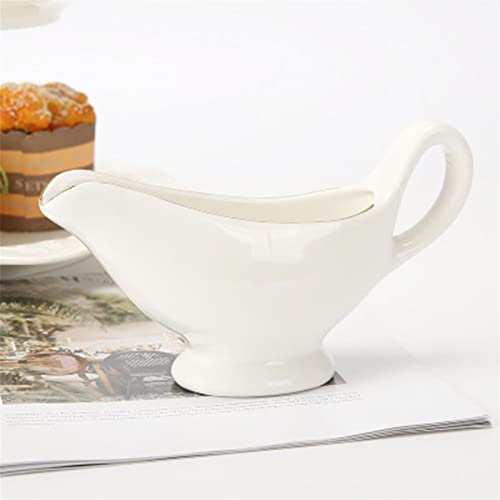 caihuashopping Salsera de Porcelana Cerámica Crema Leche Jug Dumper Pitcher Jar Porcelana Bistec Salsa Copa Café Copa Copa Europeo Tea Tea COFÉS Salsera (Color : C)