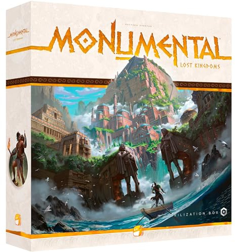 Fun Forge Monumental Lost Kingdoms Klassiker, Brettspiel, ab 10 Jahren, 1–5 Spieler, 60–120 Minuten Spieldauer