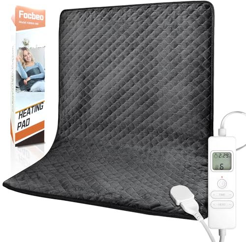 Heizkissen 60x80cm, Heizkissen mit Abschaltautomatik, Wärmekissen Für Rücken Bauch Schnelle Erwärmung Hautfreundliches Material Waschmaschinenfest