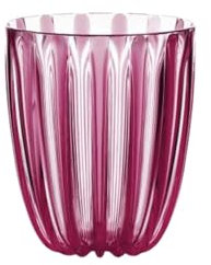 Guzzini - Bicchiere basso in bio- based plastic, ametista, DOLCEVITA