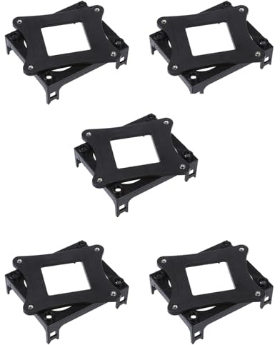 Oladfiop 5X Schwarz Kunststoff CPU-Luefterhalterung Basis Fuer Den Sockel 478