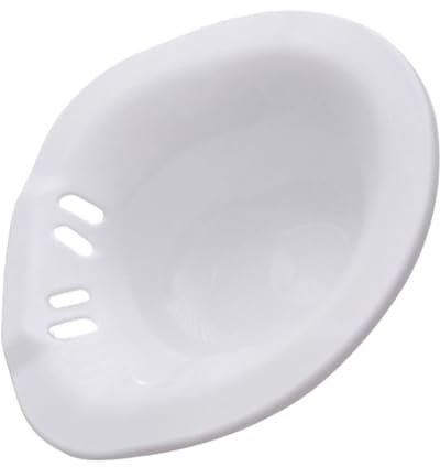 COLLBATH Sitzbad Kunststoff Faltbar Geruchsneutral Für Toilettensitz Bequemes Becken Ohne Kniebeugen Hygienisch Für Wochenbettpflege Schwangere Und Senioren