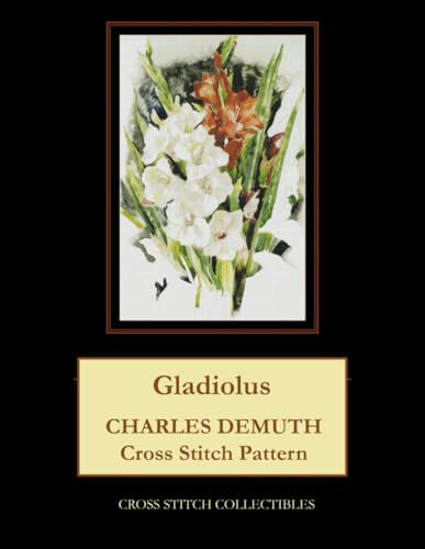 Gladiolus: Charles Demuth Cross Stitch Pattern