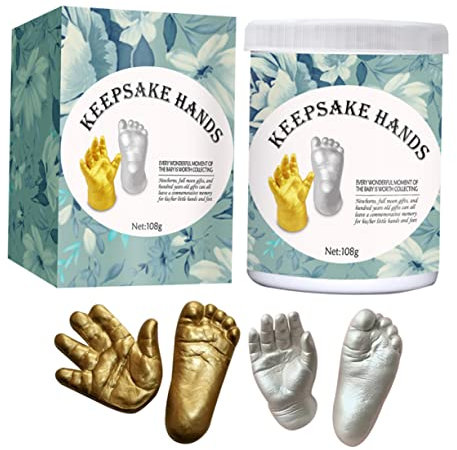 LOORGVEL Händchenabdruck Handabdruck Neugeborenen Andenken Kit Andenken Für Dusche Geschenk