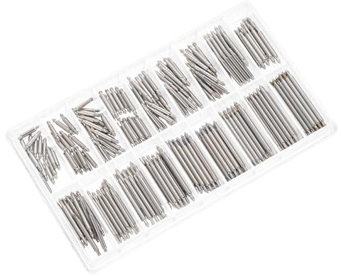 Didiseaon 1 Box Stainless Steel Watch Band Repair Pins with Stable Performance Watch Strap Link Rods Connecting Buckle and Jewelers