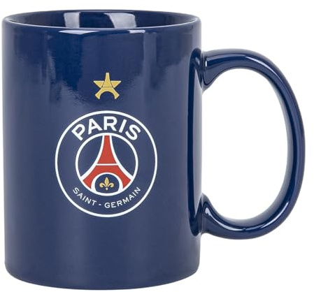 PSG Mug étoile de Champion d'Europe - Collection officielle PARIS SAINT GERMAIN