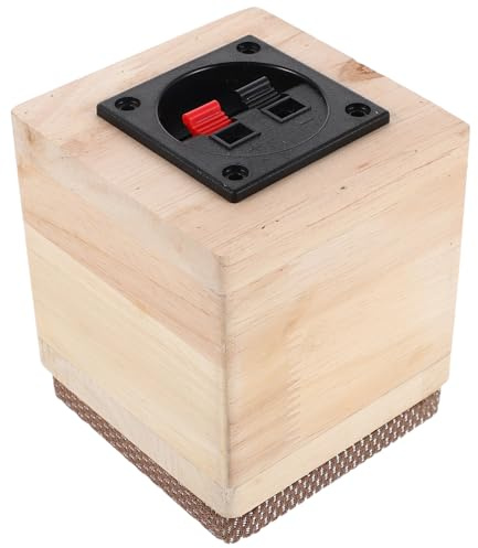 Sosoport Boîtier Haut-Parleur Bois pour Voiture et Camion Enceinte Audio Vide Bois Massif pour Subwoofer Caisse Sonore pour Système Audio Automobile