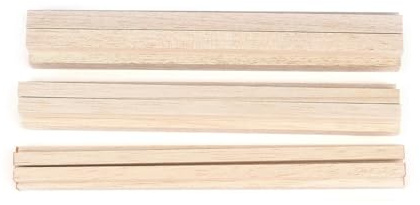 Trästavar för pyssel 2/3/4/10/12/15 mm trähantverk fyrkantig billigare modell leksak byggnad snideri pedagogiska gör-det-själv tillbehör stick för pysselträ modellbygge gör-det-själv heminredning (300