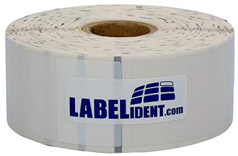 Kabeletiketten mit Black Mark, transparent - 25 x 70 mm - 1.000 Kabelmarkierer selbstlaminierend auf 25 mm Kern, Polyethylen Etiketten für Kabel-Ø 5,4 bis 16,9 mm