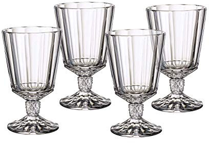 Villeroy & Boch Opéra Calici da Vino Bianco, Set da 4, 225 ml, Cristallo, Trasparente