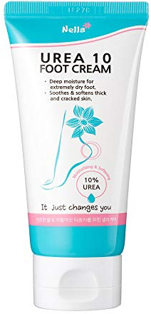 Nella Urea 10 Foot Cream, Callus Remover, Urea 10%, Foot Repair Therapy, Moisturizes and Rehydrates Thick, Cracked, Rough, Dead and Dry Skin, Gently Exfoliates, Korean Beauty, 100 gram