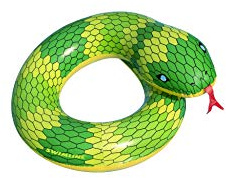 Swimline 90871 Snake Ring - Green Pool Accessories, 32-inch Length