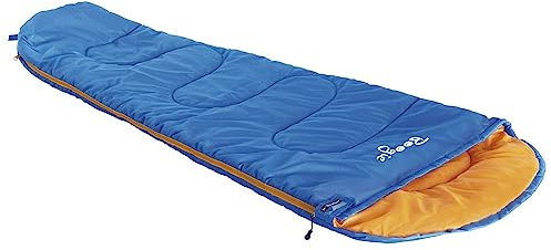 Kinder Mumienschlafsack Boogie bis +14°C 170x70/45cm 0,75kg High Peak, blau/orange