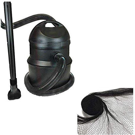 Swell UK 1400W Pond Vacuum Cleaner & 6 x 4m Cover Net | Underwater Sludge & Debris Remover with 25L Tank Volume | Including 2m Discharge Hose & 3x Cleaning Nozzles – 2 Year Guarantee