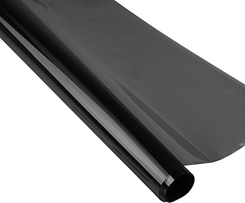 ETOPARS 76cmx3m 20% VLT Película de Tinte de Ventana de Coche Protector Solar para Ventana Coche Lámina Autoadhesiva Vinilos para Ventanas Negro