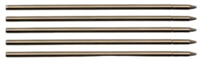 5 x Mini Micro Stiftminen mit schwarzer Tinte, 0,8 mm Spitze, Typ D1. Kompatibel mit elektromagnetischen Stiften wie Wacom, Lenovo Yoga Book, Youdao, Xiaomi, Lianxiang und vielen weiteren Produkten