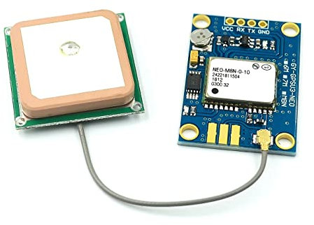 ElectroWorldFR Modulo GPS NEO-8M con antenna in ceramica EEPROM APM 2.5 NEO-8M