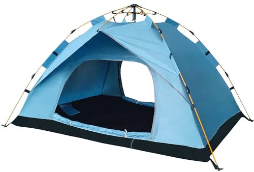 Hibtn Camping Tents, Instant Automatic Pop Up Tent, Ultralight Dome Tent,Waterproof Tent,Windproof Tent,4 Seasons Camping Tents with Carrying Bag for 2 Person