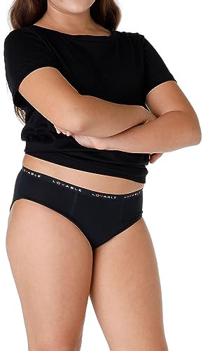 LOVABLE Slip da Ciclo Mestruale Flusso Medio My First Period Panties Bambine e Ragazze
