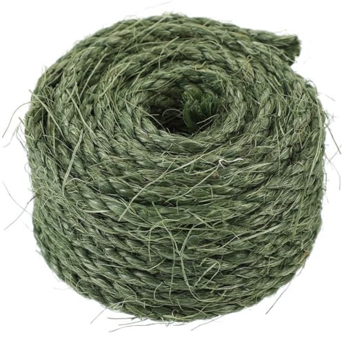BUGUUYO Diy Sisal Rope for Cat Scratching Post Replaceable Wear-resistant Household Hemp Rope for Cat Scratchers