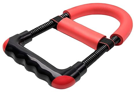 Milisten Verstellbarer Handtrainer Aus Aluminium Rutschfester Griff Metall Handgriffstärker Für Krafttraining Kletterer Gewichtheber Athleten Rot