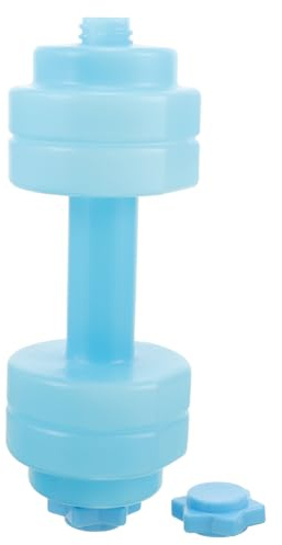 JOINPAYA 3pcs Running Sports Water Bottle Dumbbell Shape Drinking Bottle Portable High Capacity Style