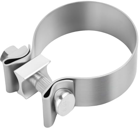 UIEXAY Abrazadera Del Tubo De Escape, Abrazadera De Tubo De Escape De Acero Inoxidable, Abrazadera De Banda Escape,Conector De La Abrazadera Del Tubo De Escape (Od:36Mm)