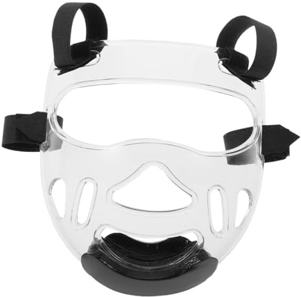 VICASKY Protezione Viso Trasparente Taekwondo e Karate in PP Resistente Casco Protettivo Multifunzionale per Adulti Scudo Sicurezza Sportiva per Allenamento e Combattimento