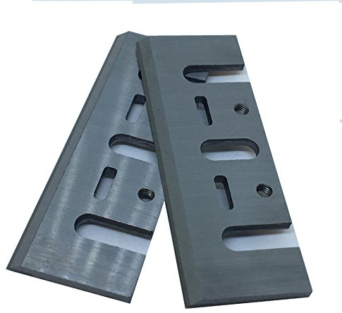 Boîte de 2 lames de rabot HSS 82 mm pour raboteuses Makita, Black & Decker, Bosch, DeWalt et Elu