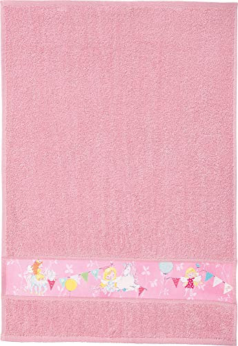 Erwin Müller Kinder-Handtuch Frottier rosa Größe 50x70 cm - angenehm weich, saugstark, langlebig, praktisch durch beidseitige Schlaufen, Stickerei Elfen