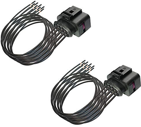 2X Stecker passt zu OEM 8D0973734 Reparatursatz 8-pol. Kabelsatz Hauptscheinwerfer