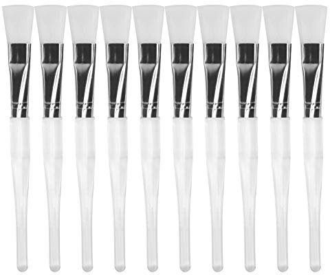 10 piezas de pinceles para mascarilla, juego de pinceles para mascarilla, pinceles para mascarilla facial de fibra fina para el cabello, pinceles suaves para mascarilla facial DIY