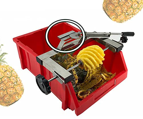 MNSSRN Pepeer Manuel d'ananas, Acier Inoxydable Facile à peler, Design détachable, Facile à Nettoyer, Peut Facilement peler la Viande coupée