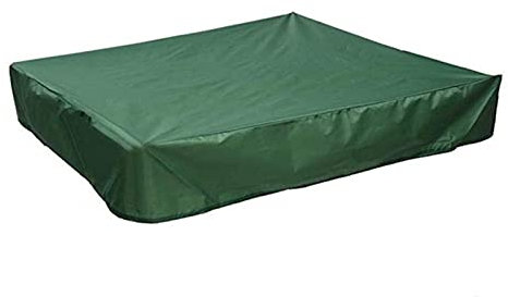 Dalaki Gartenquadrat-Sandkastenabdeckung-Sandkasten-Sandkasten-Staubbedeckung Multifunktion wasserdicht (Color : Green, Size : 200x200cm)