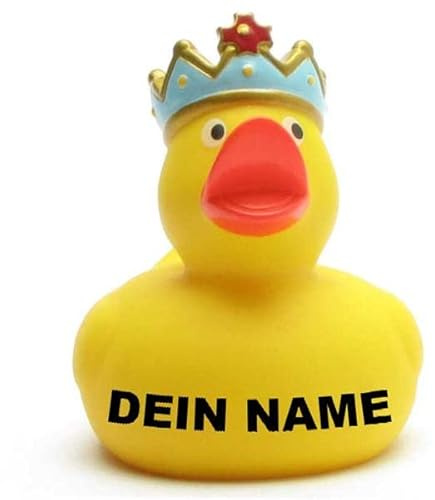 Badeente - personalisierbar (Ente König)