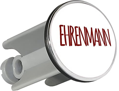 Huuraa Waschbeckenstöpsel Ehrenmann Jugendwort Geschenk 4cm für Waschbecken Abflussstopfen Ehrenmann Geschenkidee