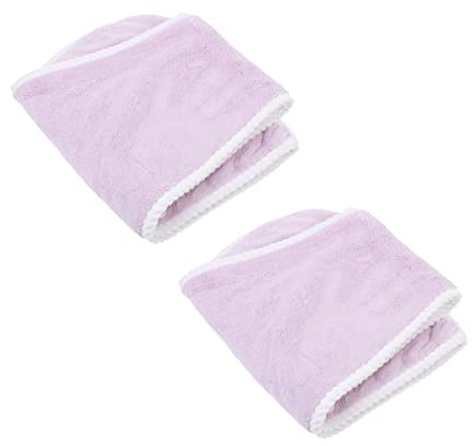 FOMIYES 2stücke Haartrockenhaube Aus Korallenvlies Wasserabsorbierendes Trockentuch Für Haare Badezimmerzubehör Schnell Und Schonend Ohne Föhn