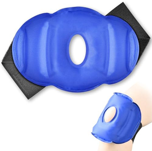 ACWOO Ice Pack for Knee, Reusable Gel Hot Cold Pack for Knee Pain Relief, Fast Pain Relief Ice Packs Hot & Cold Compress Therapy for Swelling, Sports Injury, Bursitis, Arthritis, Joint Pain, Sprains