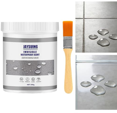 XULEGGNK Transparent Flüssigkunststoff Abdichtung 300g, Hochtemperaturbeständige Abdichtung - Schnelltrocknend, Übermalbar, Dichtmasse Wasserdicht für Innen und Außen Versiegelung, Dachabdichtung