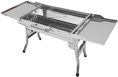 Gogogmee Barbecue Acier Inoxydable Multifonction Pour Extérieur Facile à Transporter Nettoyer