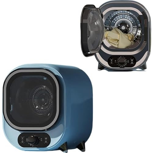DRYIC Secadora de Ropa, Secadora pequeña, Secadora de Condensador portátil, Mini Secadora de Centrifugado ventilada de 5 kg para encimera (A 110V)