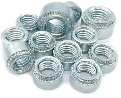 Dado per rivettatura a Pressione in Acciaio al Carbonio da 50 Pezzi M2.5 M3 M4 M5 M6 Dado autoagganciante Inserto Nutsert Dado a pressare