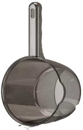 DTACBNEUZ Louche à Soupe Cuillère à Eau cuillère de Cuisine cuillère de ménage Longue en Plastique Grande cuillère à Eau Profonde créative Cuillères polyvalentes(Grigio)