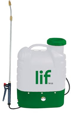Pompa Irroratrice a Batteria Maya - Idropulitrice a batteria ad alta Capacità da 16 Litri e 12V, Lancia e Braccio Richiudibili, Ergonomica e Basso Consumo con Caricabatteria Incluso