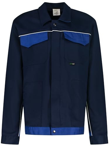 BWOLF ARES Giacca da lavoro 100% cotone uomo giacca da lavoro uomo giacca da lavoro giacca corta, Navy 1., M